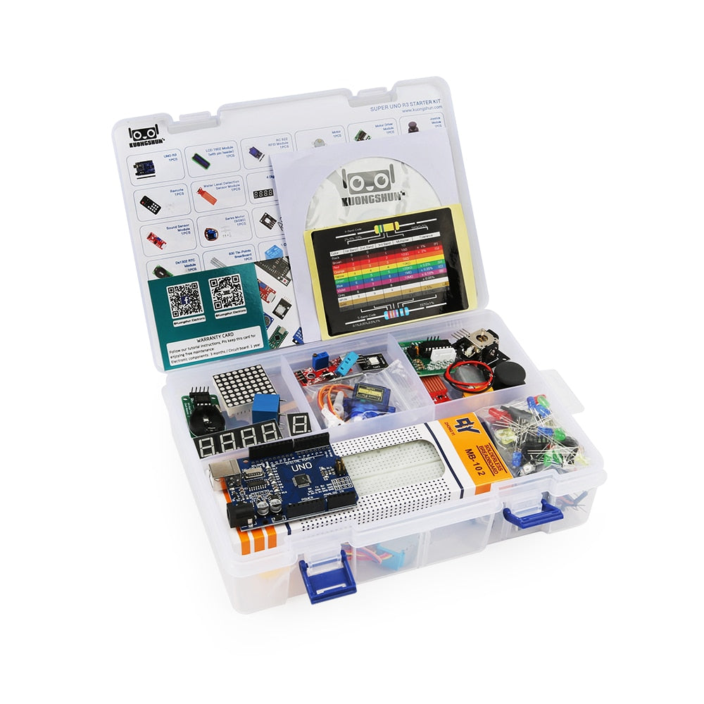 2019 The Most cost-effective DIY Project Starter Electronic DIY Kit With Tutorial Compatible with Arduino IDE UNO R3 CH340